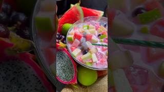 Hwachae The Famous Korean dessert  Hwachae Korean Watermelon Punch  koreandessert [upl. by Nocam]