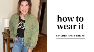 How to Wear StraightLeg Denim The AGOLDE Riley Jean [upl. by Akelam]