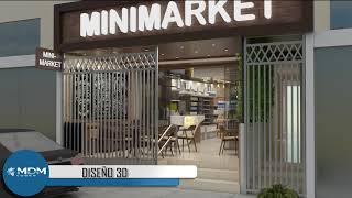 MINIMARKET TOLENTINODISEÑO Y DECORACIÓN DE INTERIORES [upl. by Aydni]