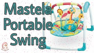 Ayunan Bayi Otomatis  Mastela Deluxe Portable Swing Review [upl. by Gunther661]