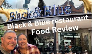 FOOD REVIEW BLACK amp BLUE BOROUGH MARKET LONDON [upl. by Foy]