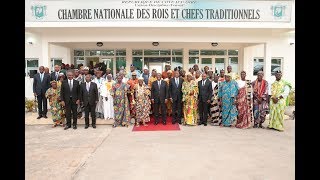 Rencontre avec le Directoire de la Chambre des Rois et Chefs Traditionnels [upl. by Nyloc]