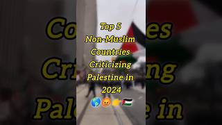 Top 5 ✝️😡👉🇵🇸NonMuslim Countries Criticizing Palestine shortvideo palestine countries nonmuslims [upl. by Inittirb884]