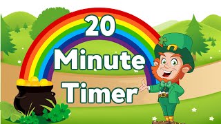 20 Minute Timer  St Patricks Day Timer [upl. by Aicatsan499]