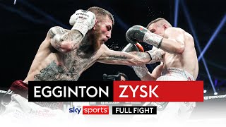 FULL FIGHT Sam Eggington vs Przemyslaw Zysk  IBO Super Welterweight title fight [upl. by Eahsat]