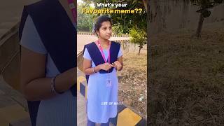 Whats Your Favourite Meme 🤔 Subscribe shorts youtubeshorts college tfi memes meme movie [upl. by Rosetta220]