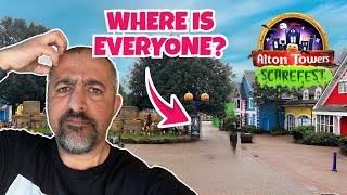 Alton Towers was quiet during October midterm [upl. by Hayarahs489]