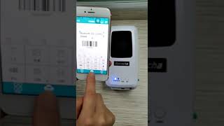 Gainscha GS2208D Bluetooth Label Printing [upl. by Grossman]