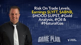 Risk On Trade Levels Earnings LYFT ABNB HOOD UPST Gold Analysis Oil amp NaturalGas [upl. by Ajit]