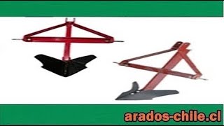 ARADO MELGADOR arado aporcador agrícola en Chile [upl. by Anawait]