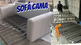 Cómo Hacer un SOFÁ CAMA en Acero [upl. by Zorine]