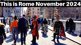 Rome Italy This is Rome November 2024 Rome Walking Tour 2024 [upl. by Okiron773]