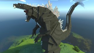 Godzilla Singular Point Addon MCPE in Minecraft Bedrock  WedCraft [upl. by Maxi]