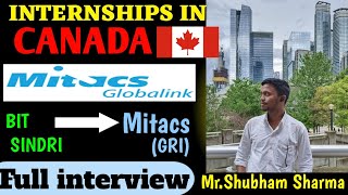 MITACS GLOBALINK INTERNSHIP 2024 CANADA BRIEF INTERVIEWELIGIBILTYSTIPENDPROCESSEXPERIENCE [upl. by Anelaj]