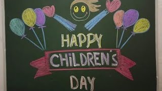 childres day board decoration ideas primary school children day board decoration [upl. by Eenyaj]