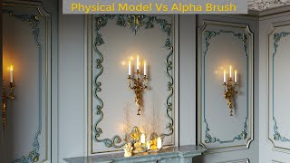 حل مشكلة الزخارف في الماكس  Ornament Models VS Ornament Brushes [upl. by Bucky133]