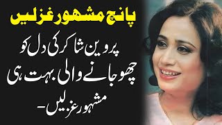 All Time Best Parveen Shakir Ghazal  Top 5 Ghazal  Ramz E Bekhudi [upl. by Stalker502]