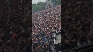 Hellfest Wall of Death 🤘 shortswithzita hellfest wallofdeath metal [upl. by Neleb]