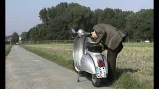 Mr Bean Double steals Vespa [upl. by Rialc]