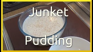 How to Make Junket Pudding 😋 [upl. by Alaikim]