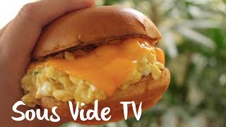 Sous Vide Scrambled Eggs Breakfast Sandwich Recipe from Eggslut Fairfax [upl. by Lucie]