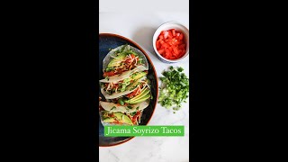 Jicama Soyrizo Vegetarian Tacos shorts [upl. by Iel952]