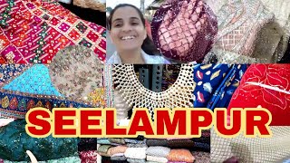 👆 सीलमपुर मे आ गया बढ़िया फैब्रिक  SEELAMPUR CHEAPEST MARKET IN DELHI  explore vlog video [upl. by Yekcir]