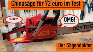 Chinasäge im großen Test güde scheppach fuxtec chinasäge sägendoktor stihl husqvarna [upl. by Ocram]