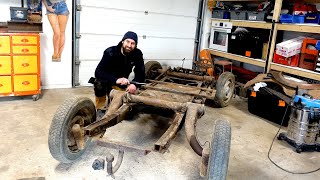 Citroen Mehari  teardown of the chassis  Galvanized chassis [upl. by Elisabetta]