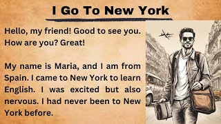 I Go To New York Learn English Though Best English Story Improve Your English Graded Read [upl. by Terris]