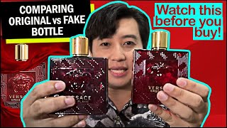 VERSACE Perfume FAKE vs ORIGINAL [upl. by Ury591]