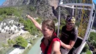 Bungee Jumping Turkey Saklıkent [upl. by Cowey]