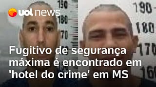 Fugitivo de prisão de segurança máxima é encontrado em hotel do crime em Campo Grande confira [upl. by Wernda716]