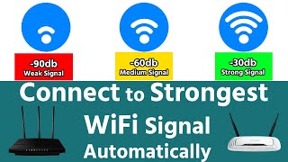 WiFi Switcher Connect to Strong WiFi SSID Signal Automatically [upl. by Nottarts704]