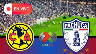 EN VIVO  AMERICA VS PACHUCA  Mexican Liga BBVA MX 2024  FULL MATCH  PES 21 Simulation [upl. by Nailluj]