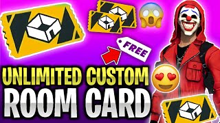 Get Unlimited Custom Rooms Free😍🔥 Things You Dont Know About Free Fire [upl. by Yelsew727]