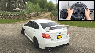 Forza Horizon 4 Subaru WRX STI 2015 Steering Wheel  Shifter Gameplay [upl. by Aitnecserc]