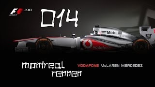 F1 2013  Lets Play Together  Saison 2  014 Round 07  Kanada Rennen HD [upl. by Martella]