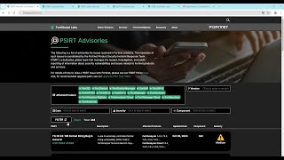 PSIRT Advisories  Novas vulnerabilidades Oct08 Fortinet [upl. by Aubree]