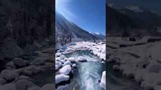 Best snow fall shortsvideo sonmargkashmir winter views [upl. by Midas]