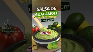 Salsa de Guacamole o Palta en 5 minutos Recetas fáciles y saludables [upl. by Neryt]