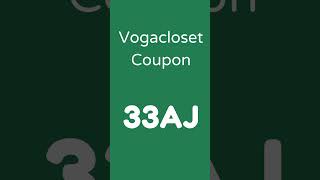 Vogacloset voucher code 33AJ [upl. by Safier]