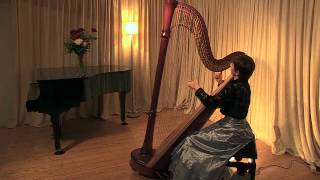 M Glinka  Variations on a theme of Mozart Olga Shevelevich  Harp [upl. by Etaner406]