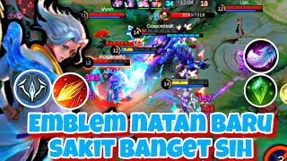 SEASONS BARU NATAN PAKE EMBLEM YANG BARU ENAK KAH ⁉️  natan gameplay  natan mlbb [upl. by Llenral]