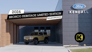 Get Ready for the 2024 Ford Bronco Heritage Limited Walkaround Video [upl. by Holly-Anne]