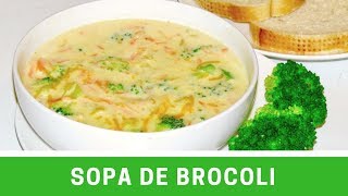 COMO HACER SOPA O CREMA DE BROCOLI 😍 [upl. by Sajovich543]