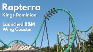 Rapterra  Kings Dominion  2025 BampM Launched Wing Coaster  NoLimits 2 PreCreation [upl. by Erasmus]