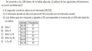 Estadística  Medidas de posición  Problema 10 [upl. by Anera]