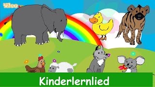 Die Lieder der Tiere  Kinderlied in Deutscher Sprache  Sing mit Yleekids [upl. by Eitnom812]