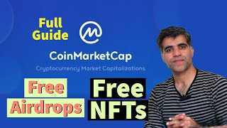 How to Earn Free Money from CoinMarketCap Crypto Airdrops How to Use it Complete Guide [upl. by Mccutcheon]